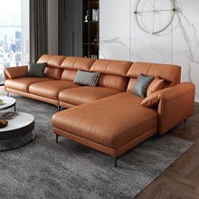 免洗科技布沙发现代简约客厅布艺沙发意式极简网红免洗科技布沙发