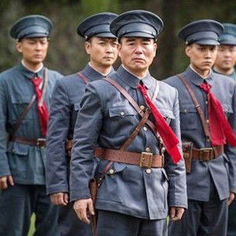 国民革命军南昌起义军装北伐军军官服士兵服秋收起义舞台演出服装