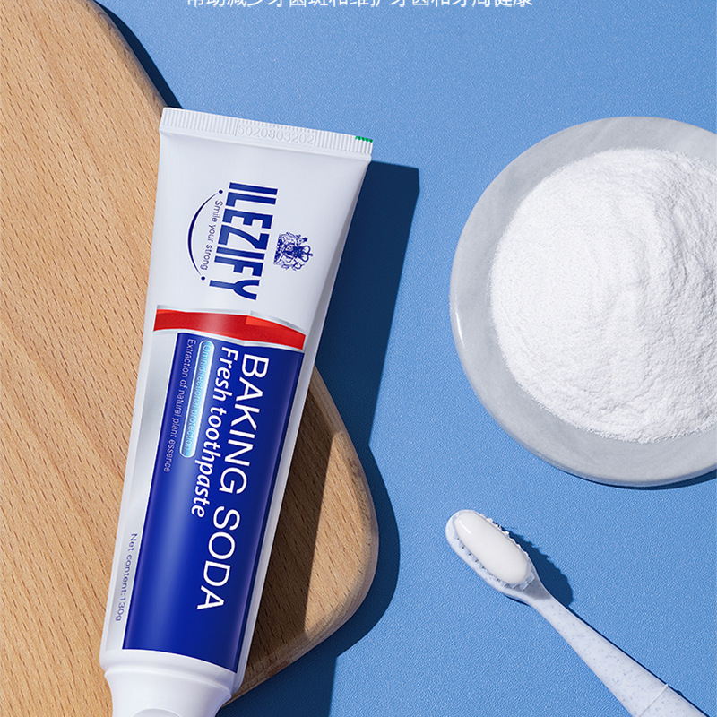 牙齿清洁成人牙膏 去渍去异味130g薄荷味牙膏 清新亮白小苏打牙膏