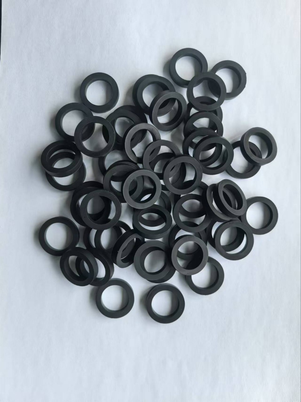 橡胶螺丝平垫片圆形防水防漏垫圈硅胶密封垫片黑色o型圈介子垫片