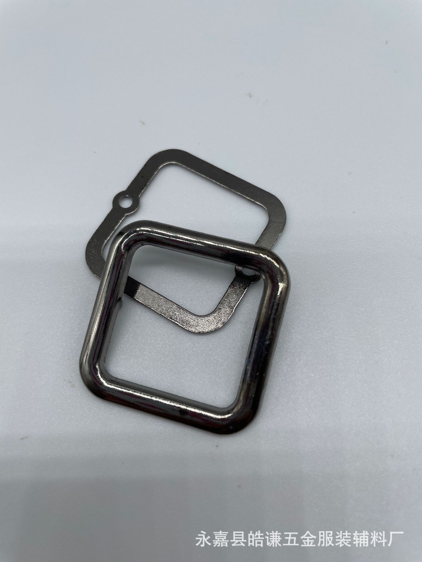 金属箱包鞋材服装五金配件 锌合金压铸方扣 圆扣