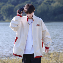 春秋款男士夹克运动双面穿潮流休闲外套百搭青少年痞帅韩版秋装男