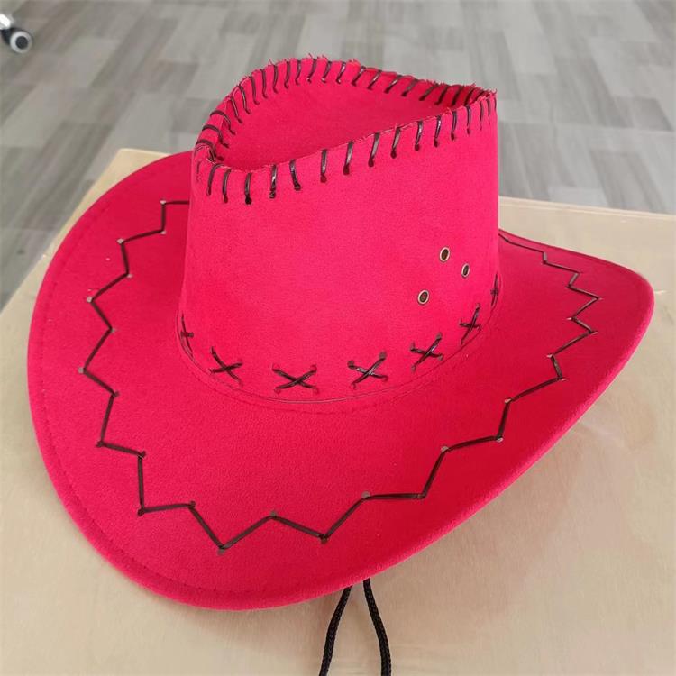 New Fashion Chicken Skin Deerskin Knight Western Cowboy Hat Camouflage Cloth Hat Travel Sun Hat Wholesale Straw Hat