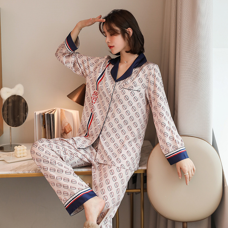 睡衣女夏真丝长袖图片-海量高清睡衣女夏真丝长袖图片大全 - 阿里巴巴