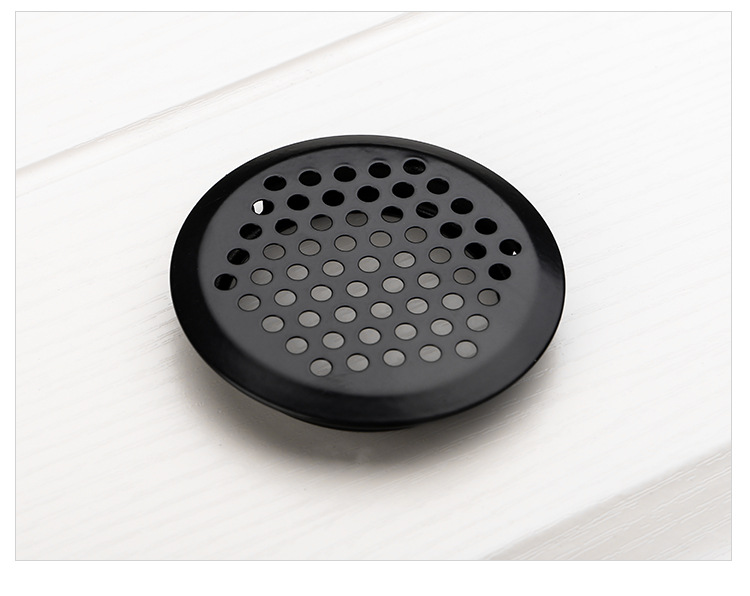 橱柜不锈钢透气孔圆形橱柜通气孔盖双面通气孔散热网