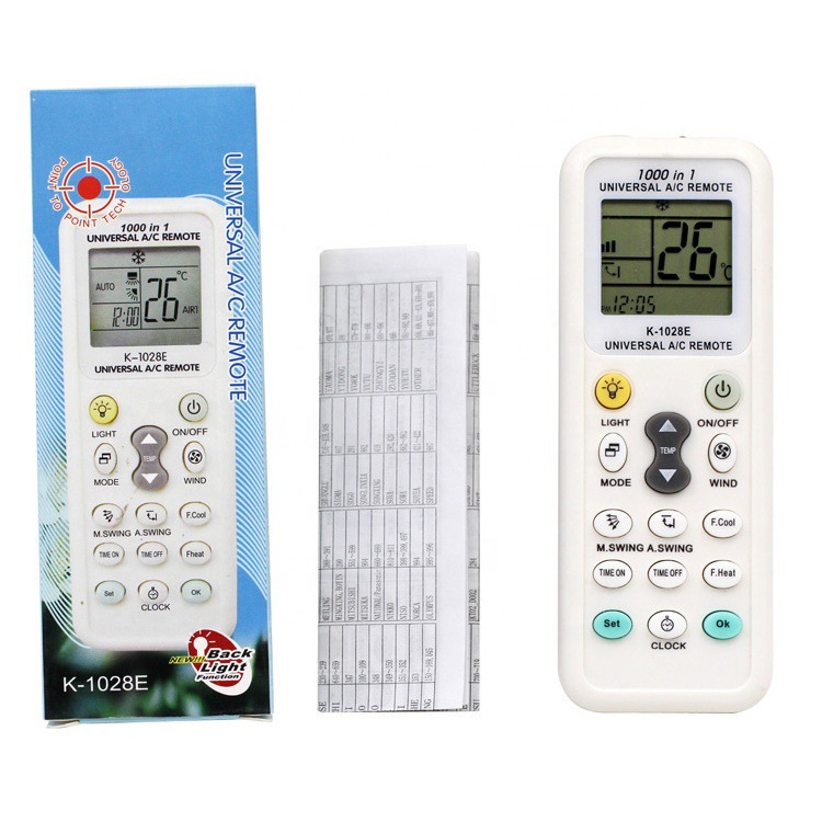 Upgraded English Version K-1028e Universal Ac Remote Control Universal Most Air Conditioners Export Models