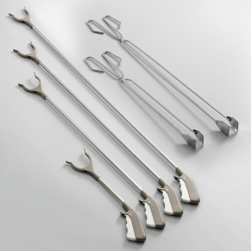 捡垃圾夹子加长拾物器火钳工具长柄卫生钳超长取物夹捡拾器