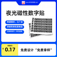 复古饭盒学校铜版纸不干胶圣诞节纸卡透明不干胶标签贴纸 数字贴