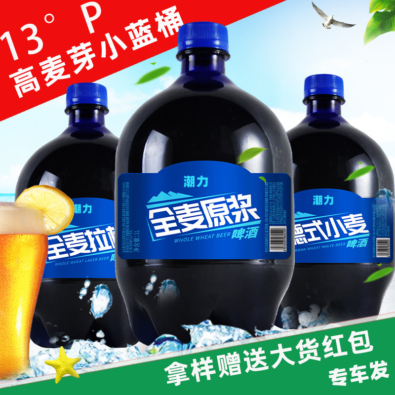 精酿13度全麦原浆啤酒pet桶装批发德式比利时拉格艾尔ipa商用扎啤