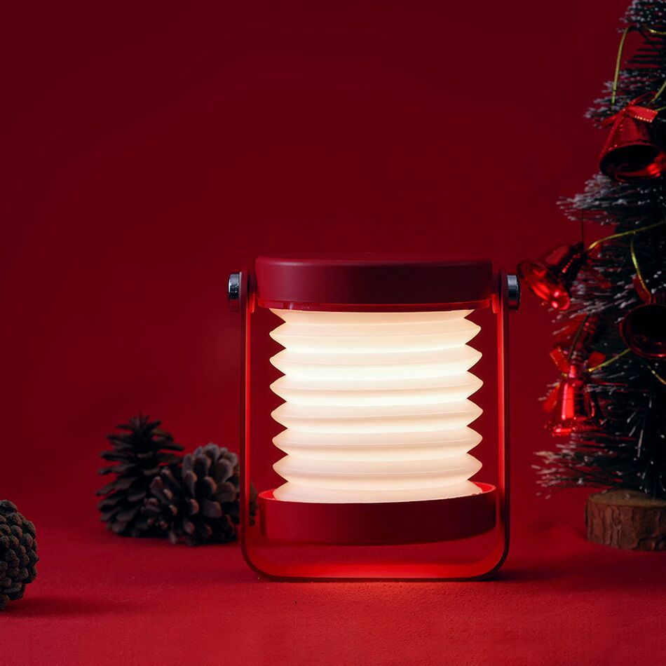 红色台灯卧室usb充电婚灯折叠手提灯笼新娘陪嫁长明灯结婚床头灯