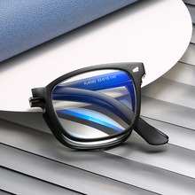 跨境防蓝光折叠眼镜8082女士平光镜蓝光电脑护目镜复古镜框女镜架