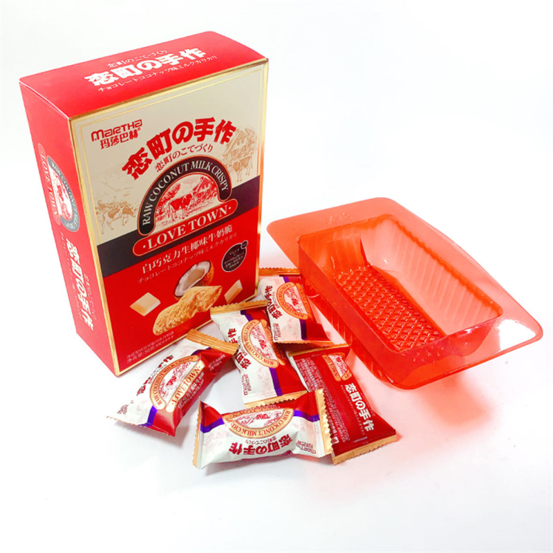 白巧克力牛奶脆50g 喜宴结婚庆酒席寿宴网红零食周岁生日回礼批发