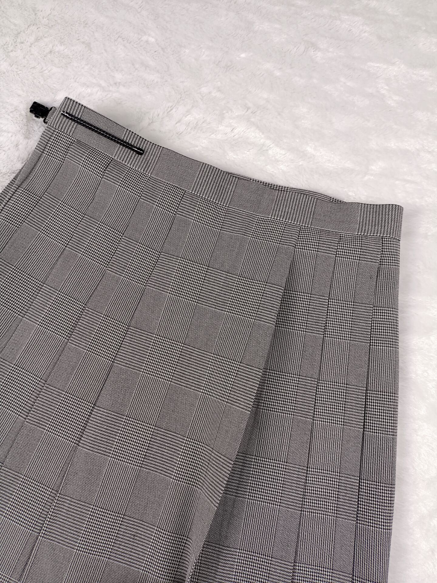 灰格前箱褶---成品格日系正统jk制服百褶裙格裙半身裙定位线3长度