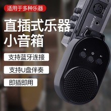 电吹管扩音乐器直插式小音箱电吉他贝斯专用音响充电蓝牙U盘伴奏