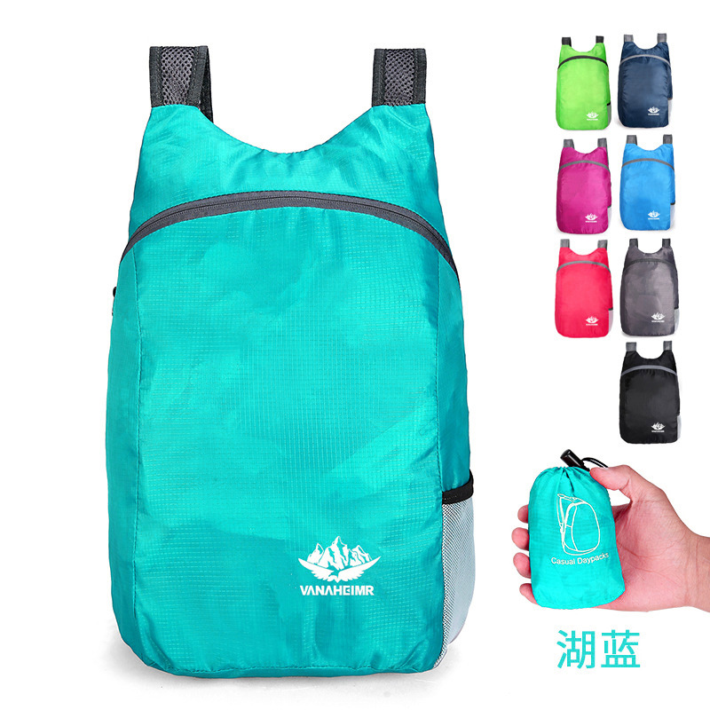 Cross-Border Folding Bag Ultra-Light Portable Storage Bag Travel Bag Waterproof Backpack Outdoor Sports Backpack Backpack