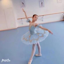 专业蓬蓬裙裙演出服吊带天鹅湖幼儿女童芭蕾舞表演新款纱裙服