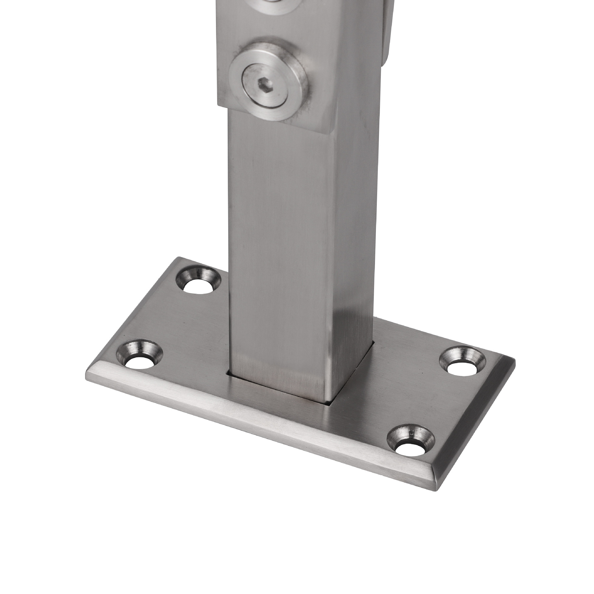 加工304不锈钢楼梯立柱 家装建材阳台扶手护栏不锈钢双刀片立柱