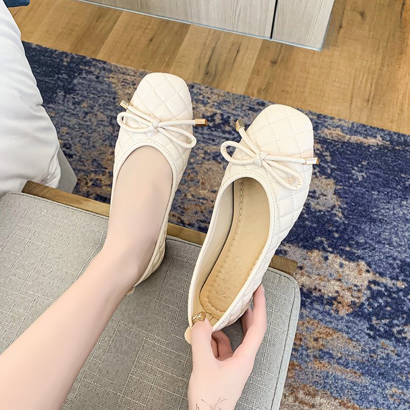 Cross-Border Loafers Women's 2022 Summer New Shoes Women's Korean-Style Flat Low-Cut Fairy Style Casual Single-Layer Shoes Women's Shoes