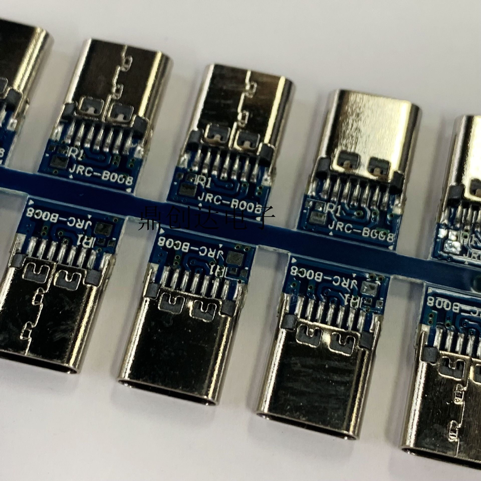 type-c口母座焊线14pin夹板式14p带充电数据板长14.6mm母头usb