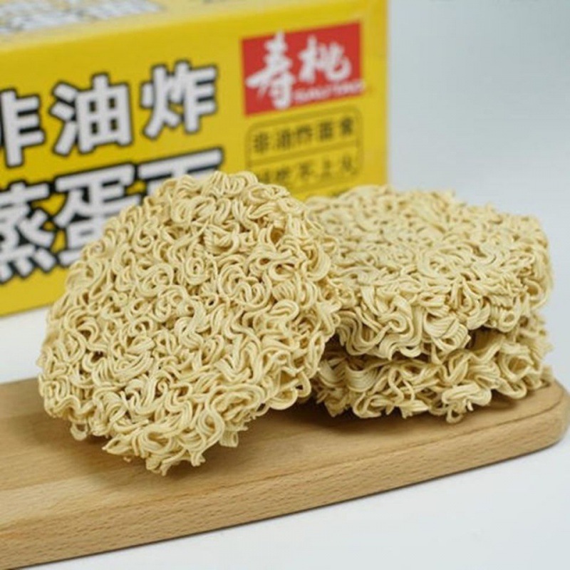 寿桃面蛋面牌非油炸蛋面面条拌面方便面待煮挂面炒面.2公斤