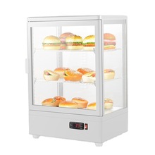 保温柜商用加热展示柜立式饮料加热机台式恒温柜玻璃加热柜、