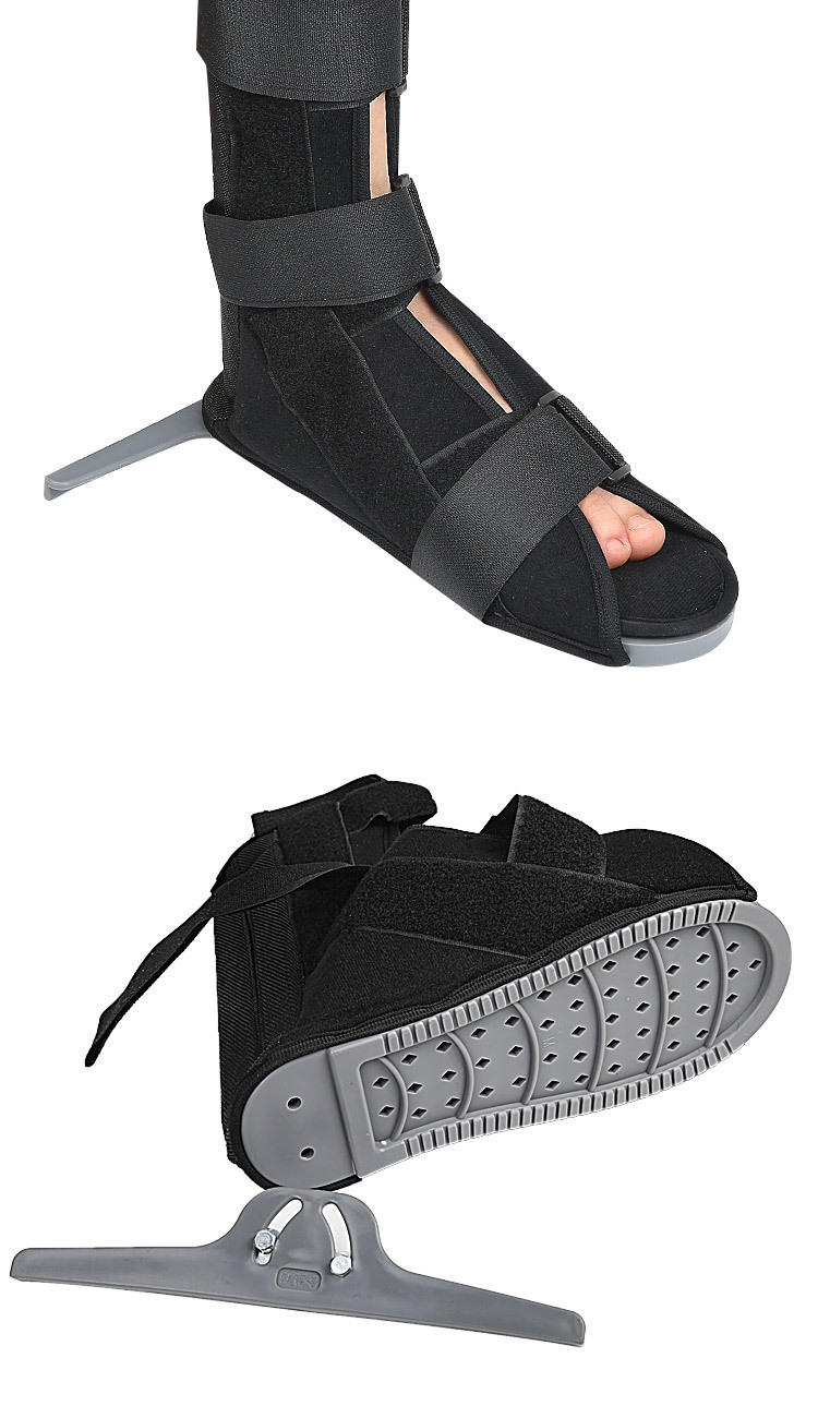 丁字鞋脚踝扭伤防旋鞋足下垂内外翻矫形固定鞋舒适可调节固定护具