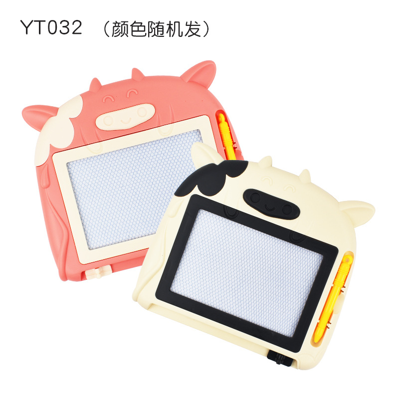 Small Size Mini Cartoon Magnetic Drawing Board Black and White Drawing Board Children's Early Education Educational Plastic Tablet Toys Wholesale