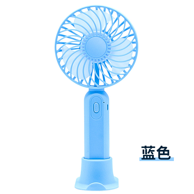 Handheld Fan Digital Display Large Wind Mini Fan Convenient Usb Rechargeable Outdoor Desk Mute Fan