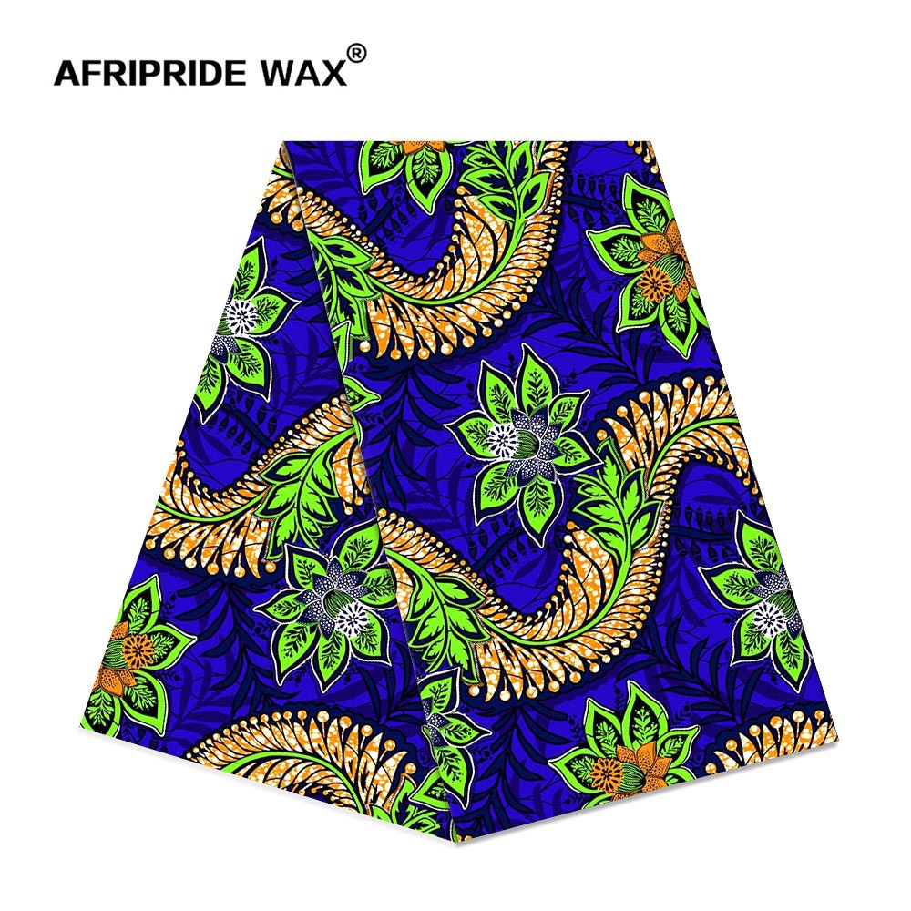Foreign Trade Africa Ethnic Clothes Style Printing and Dyeing Real Cerecloth Cotton Printed Fabric Afripride Wax 620