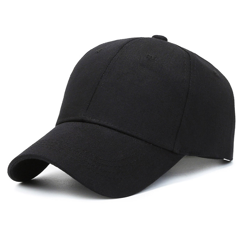 Cotton Hard Top Peak Cap Men's and Women's Solid Color Light Board Spring and Summer Outdoor Sun Protection Sun Hat Casual Baseball Cap Fashion Wholesale