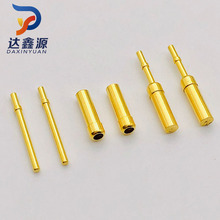 冠簧插针插孔 PCB板传感器0.8冠簧焊接端子公母铜针插针pin针现货