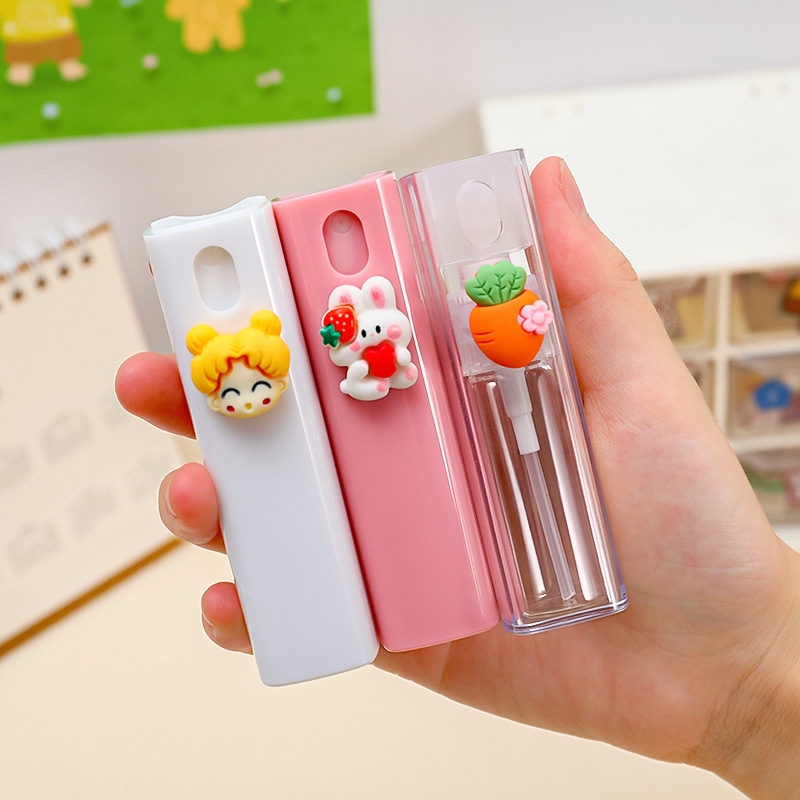 Cute Good-looking Spray Bottle Student Portable Cosmetics Storage Bottle Mini Cartoon Perfume Alcohol Sprinkling Can Wholesale