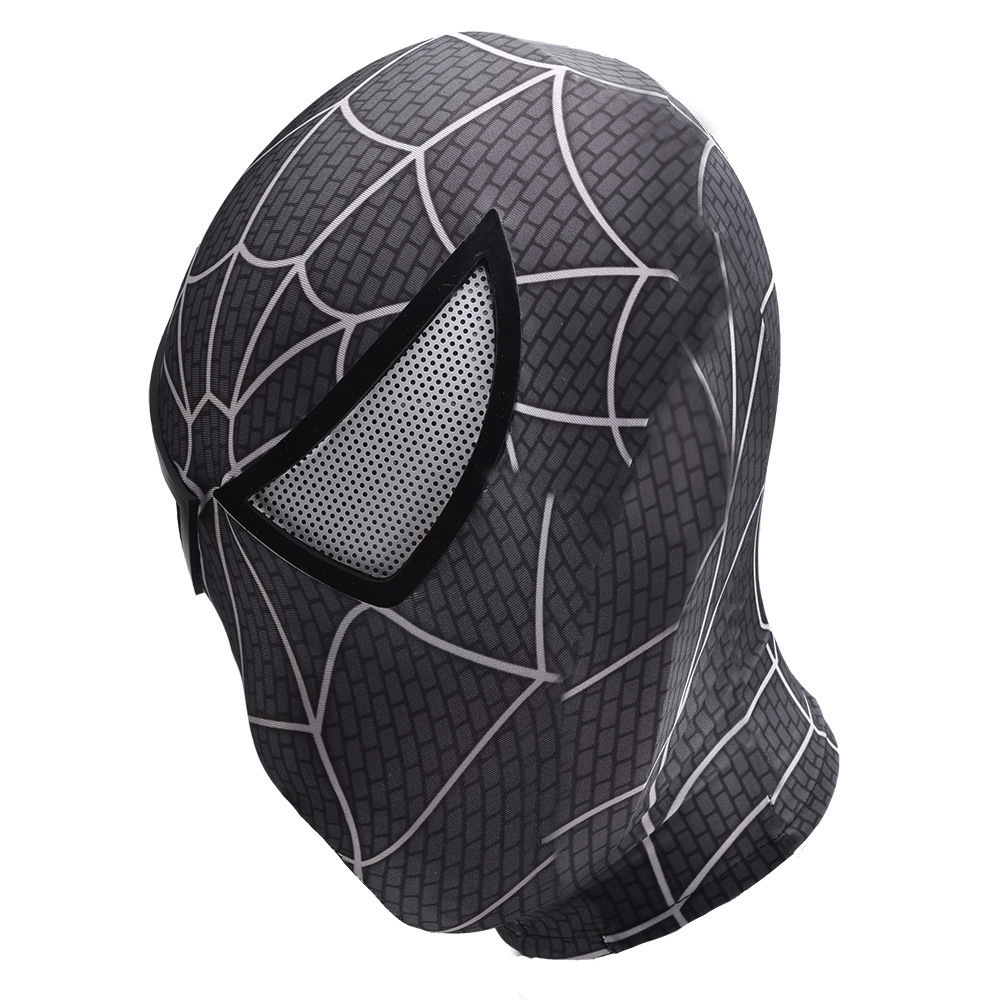 莱卡3d数码印花万圣节骷髅cosplay成人儿童紧身衣服装头套面具