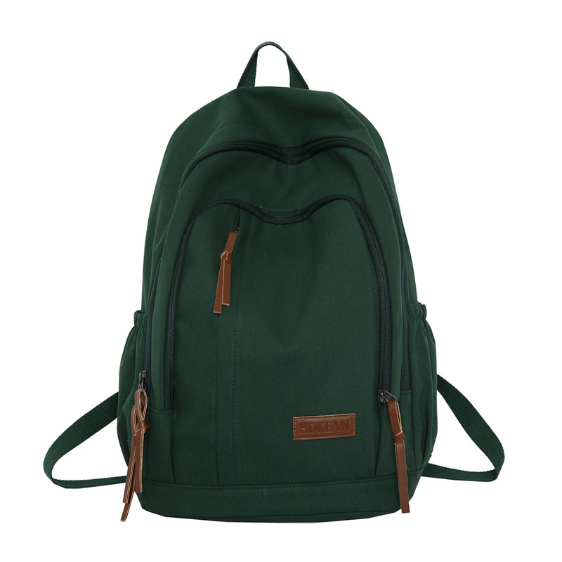 Schoolbag Men's 2022 New Korean Style Retro Junior School Backpack Large Capacity High School and College Student Computer Backpack