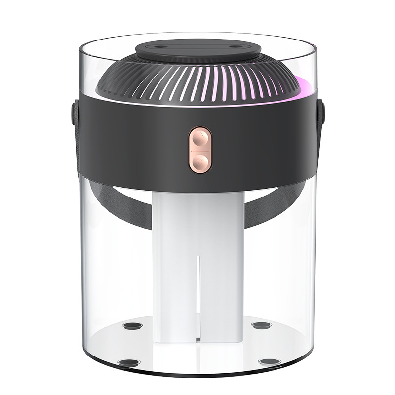 Double Spray Humidifier Bedroom Portable Hanging Air Hydrating Seven-Color Ambience Light Mute Heavy Fog Aroma Diffuser