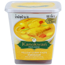 咖喱皇牌kanokwan黄咖喱酱泰国原装进口咖喱鸡咖喱1KG*12整箱商用