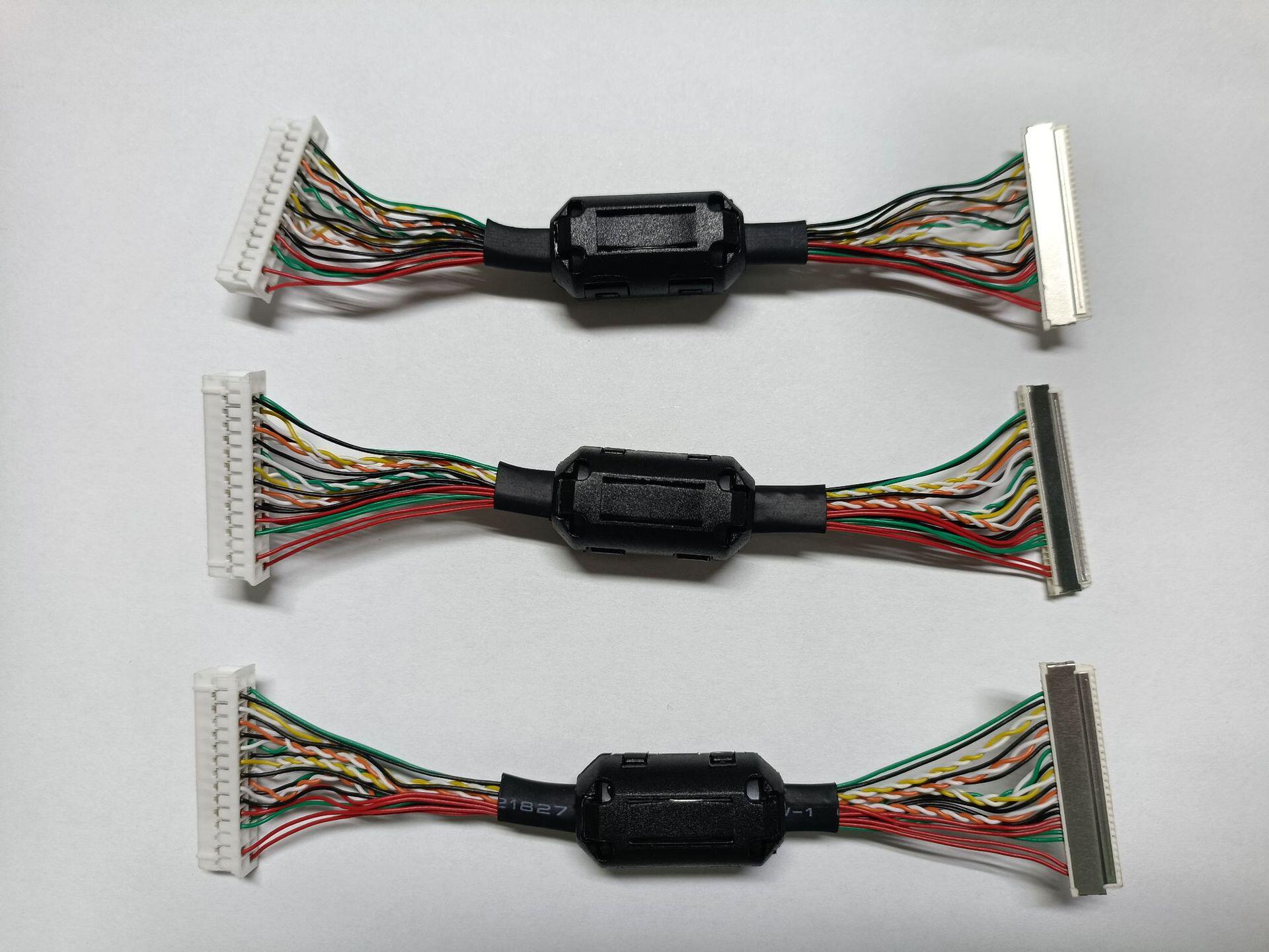 抗干扰信号ul屏蔽端子线束 供应磁环端子连接线 屏蔽端子线