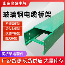 玻璃钢梯式桥架厂家 200x100槽式盖板桥架 走线槽电缆玻璃钢桥架