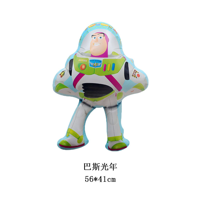 Toy Story Children Cartoon Hoody Sheriff Birthday Party Decoration Basguang Year Aluminum Film Balloon Arrangement Articles