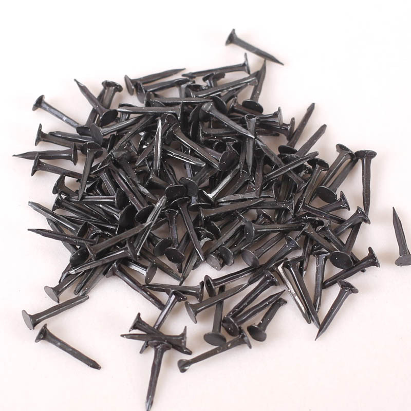 黑色小铁钉相框包沙发钉鞋钉三角钉尖钉16mm