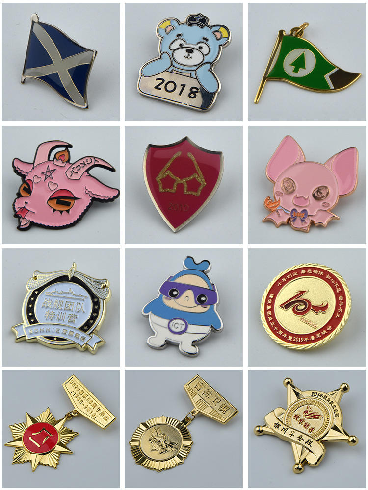 金属徽章订做胸章胸牌勋章班徽校徽奖章定做车标同学会纪念币定制