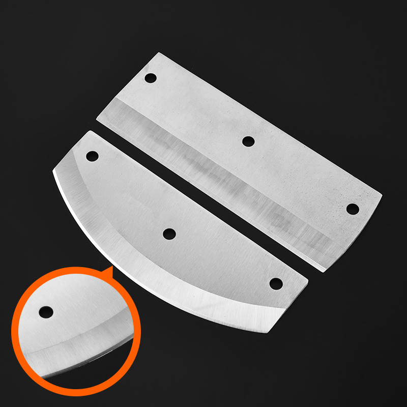 不锈钢切菜机刀片食品机械用刀片切菜机分切片配件支持定做批发
