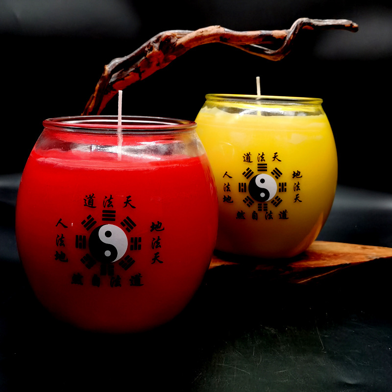 道教用品道家供灯蜡烛酥油灯八卦图3天佛钵7/1天道士信士供灯供养