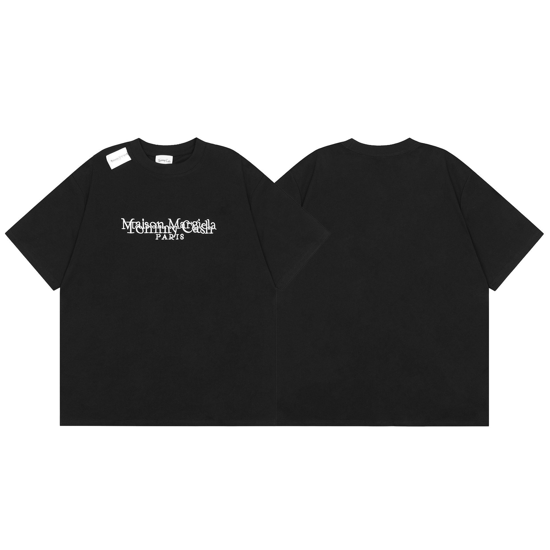 欧美潮牌mm6 maisonmargiela马吉拉刺绣字母高品质男棉tee短袖t恤