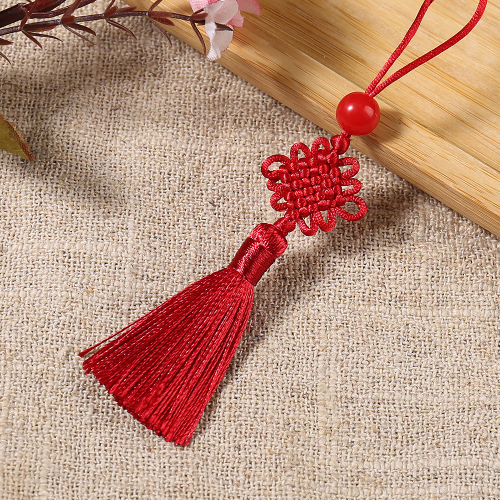 【中国结】流苏吊穗书签u盘扇坠挂件