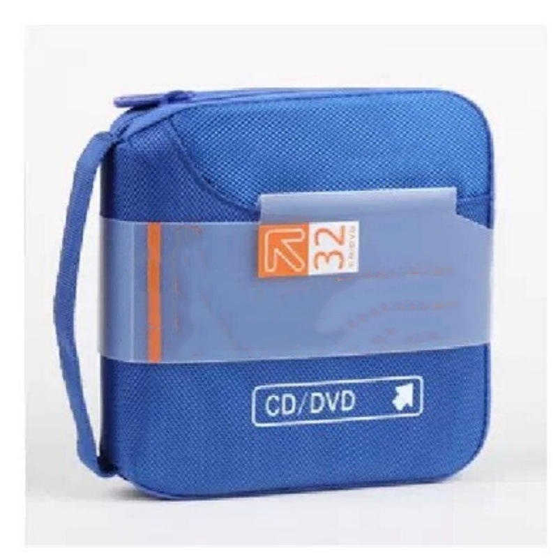 帆布光盘包32/64/96片汽车载包夹DVD收纳盒夹CD包包厂家加LOGO