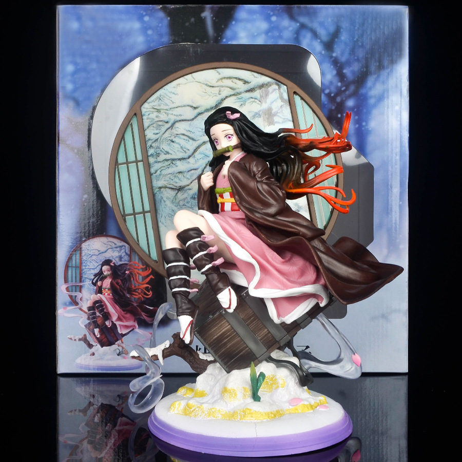 动漫up art mini灶门祢豆子 鬼灭之刃gk限量雕像手办模型摆件