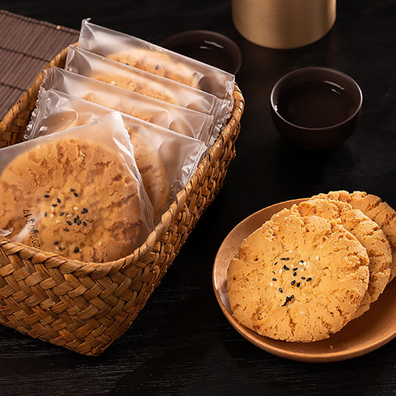 葱香原味传统风味老式桃酥独立包装酥松香甜厂家批发酥饼糕点点心