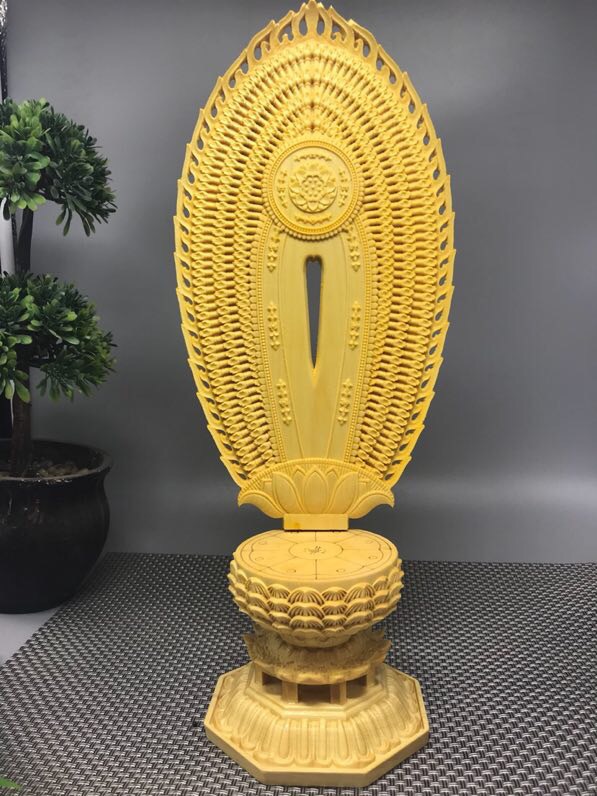 台湾桧木千手观音菩萨佛像摆件 实木雕刻观音寺庙家居供奉工艺品