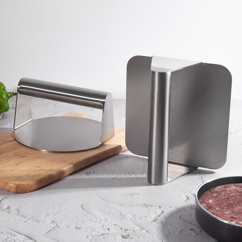 压肉饼器不锈钢压肉器圆形压肉模方形肉扒器肉沫压制器汉堡压肉器